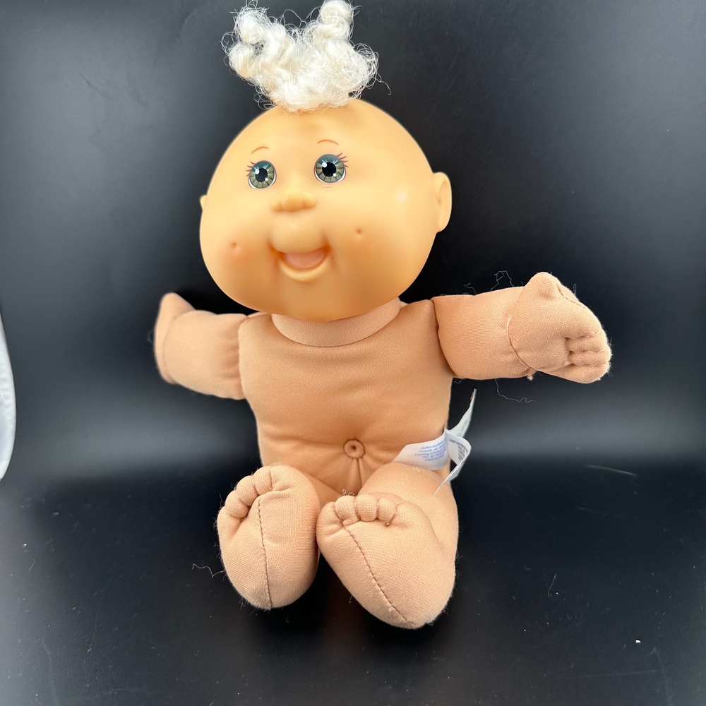 Cabbage Patch Kids Baby Doll 12" 2005 Play Along‎ Blonde Green Eyes Lil Sister